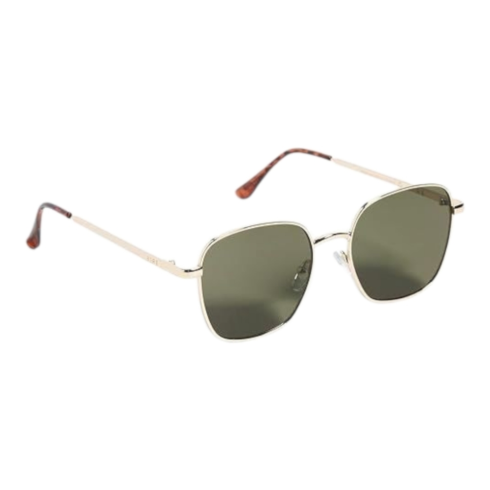 AIRE Spiral Sunglasses NWT Gold Frame Large Fit Protective Pouch Retail